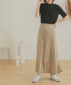 SENSE OF PLACE by URBAN RESEARCH / センスオブプレイス バイ アーバンリサーチ スカート | クラッシュベロアロングスカート