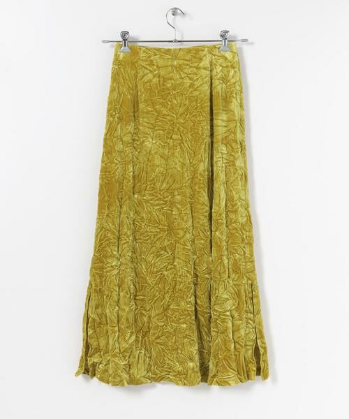 SENSE OF PLACE by URBAN RESEARCH / センスオブプレイス バイ アーバンリサーチ スカート | クラッシュベロアロングスカート | 詳細12