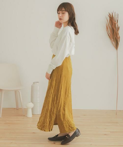 SENSE OF PLACE by URBAN RESEARCH / センスオブプレイス バイ アーバンリサーチ スカート | クラッシュベロアロングスカート | 詳細7