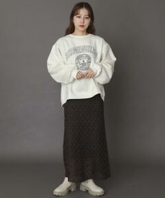 SENSE OF PLACE by URBAN RESEARCH / センスオブプレイス バイ アーバンリサーチ スカート | スカシアミメランジロングスカート