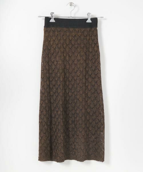 SENSE OF PLACE by URBAN RESEARCH / センスオブプレイス バイ アーバンリサーチ スカート | スカシアミメランジロングスカート | 詳細1