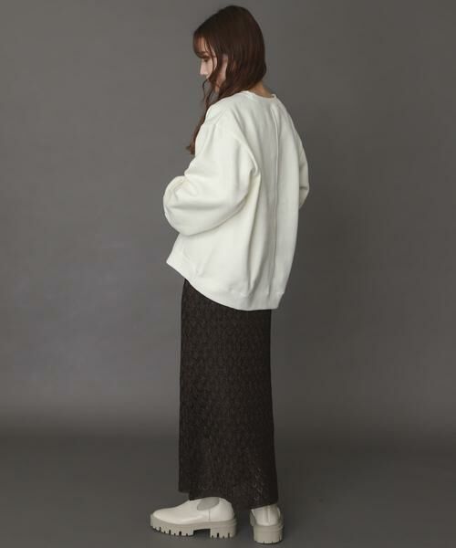SENSE OF PLACE by URBAN RESEARCH / センスオブプレイス バイ アーバンリサーチ スカート | スカシアミメランジロングスカート | 詳細11