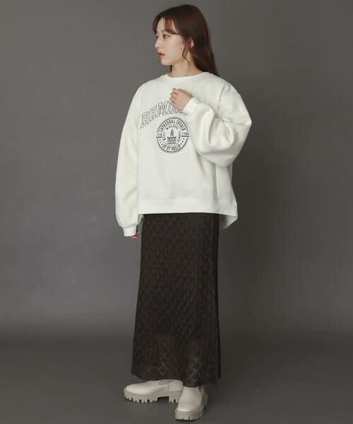 SENSE OF PLACE by URBAN RESEARCH / センスオブプレイス バイ アーバンリサーチ スカート | スカシアミメランジロングスカート | 詳細12