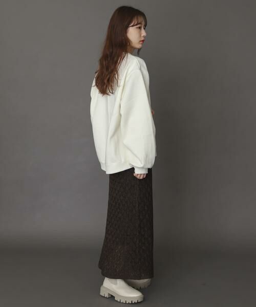 SENSE OF PLACE by URBAN RESEARCH / センスオブプレイス バイ アーバンリサーチ スカート | スカシアミメランジロングスカート | 詳細9