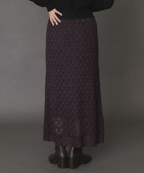 SENSE OF PLACE by URBAN RESEARCH / センスオブプレイス バイ アーバンリサーチ スカート | スカシアミメランジロングスカート | 詳細18