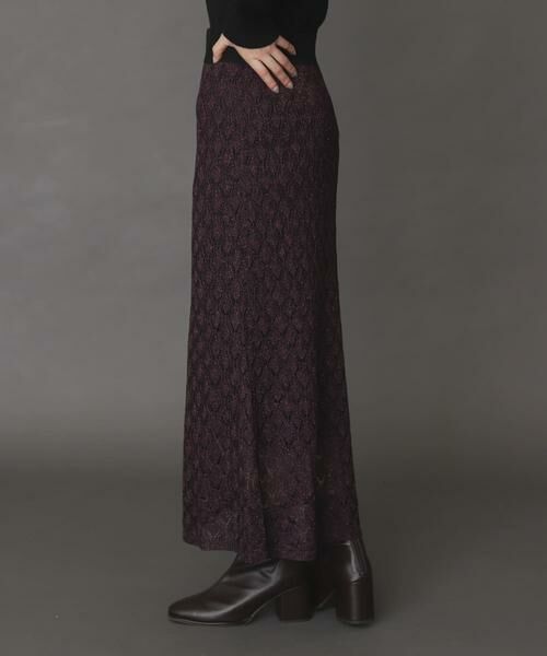 SENSE OF PLACE by URBAN RESEARCH / センスオブプレイス バイ アーバンリサーチ スカート | スカシアミメランジロングスカート | 詳細19
