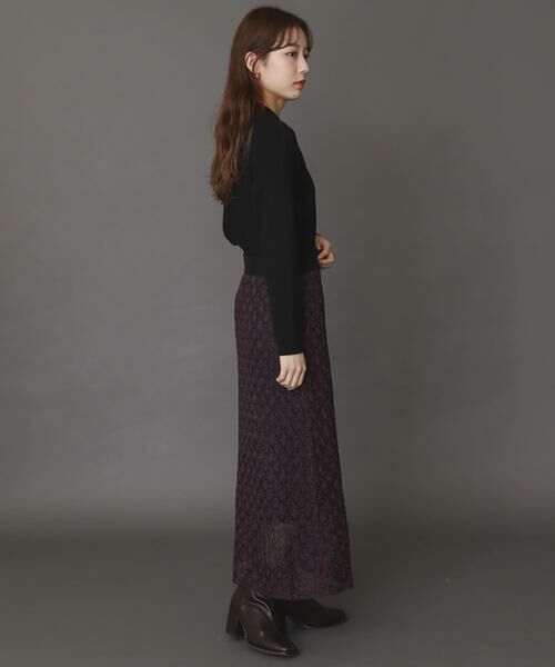 SENSE OF PLACE by URBAN RESEARCH / センスオブプレイス バイ アーバンリサーチ スカート | スカシアミメランジロングスカート | 詳細21