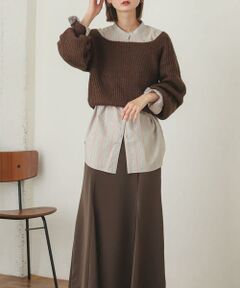 SENSE OF PLACE by URBAN RESEARCH / センスオブプレイス バイ アーバンリサーチ ニット・セーター | スクエアネックショートセーター