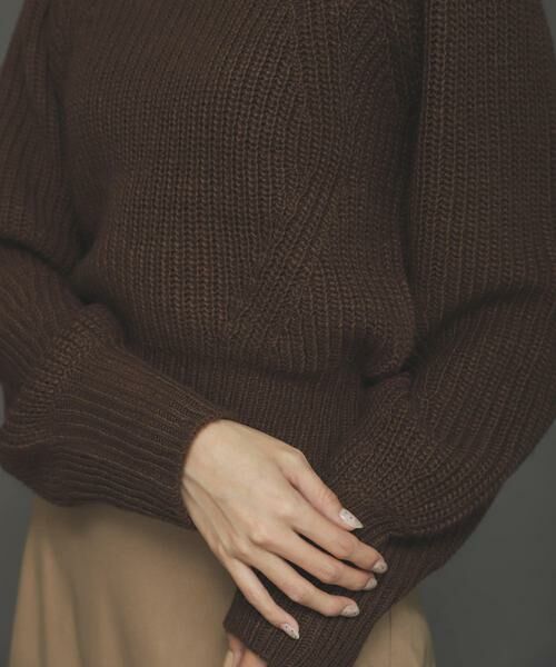 SENSE OF PLACE by URBAN RESEARCH / センスオブプレイス バイ アーバンリサーチ ニット・セーター | スクエアネックショートセーター | 詳細16