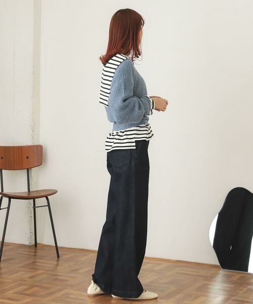 SENSE OF PLACE by URBAN RESEARCH / センスオブプレイス バイ アーバンリサーチ ニット・セーター | スクエアネックショートセーター | 詳細28