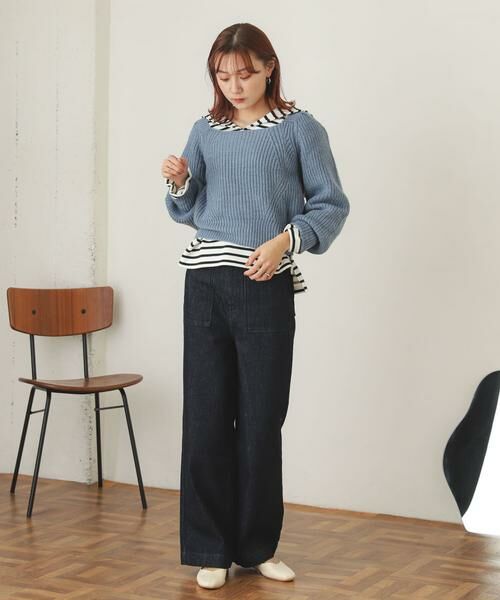 SENSE OF PLACE by URBAN RESEARCH / センスオブプレイス バイ アーバンリサーチ ニット・セーター | スクエアネックショートセーター | 詳細29