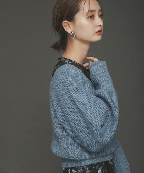 SENSE OF PLACE by URBAN RESEARCH / センスオブプレイス バイ アーバンリサーチ ニット・セーター | スクエアネックショートセーター | 詳細30