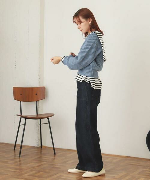 SENSE OF PLACE by URBAN RESEARCH / センスオブプレイス バイ アーバンリサーチ ニット・セーター | スクエアネックショートセーター | 詳細26