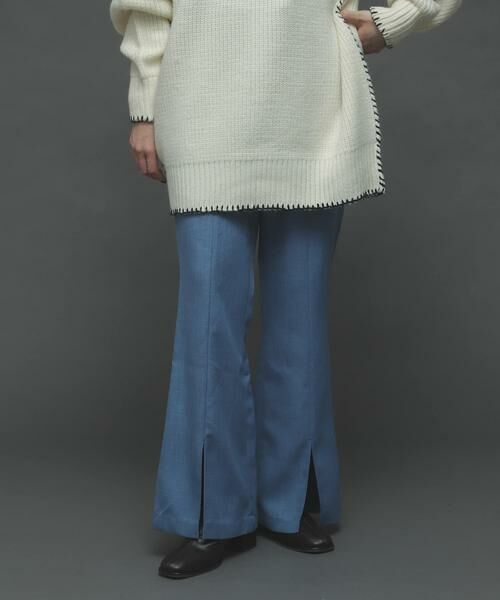 SENSE OF PLACE by URBAN RESEARCH / センスオブプレイス バイ アーバンリサーチ その他パンツ | 『TALLサイズあり』ウールライクセンターシームキックフレアパンツ | 詳細2
