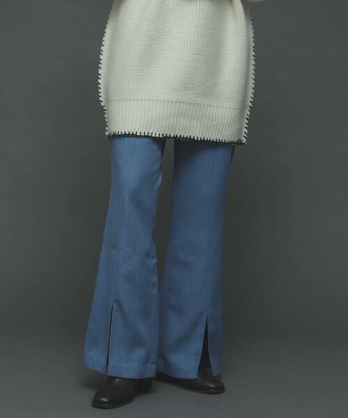 SENSE OF PLACE by URBAN RESEARCH / センスオブプレイス バイ アーバンリサーチ その他パンツ | 『TALLサイズあり』ウールライクセンターシームキックフレアパンツ | 詳細7
