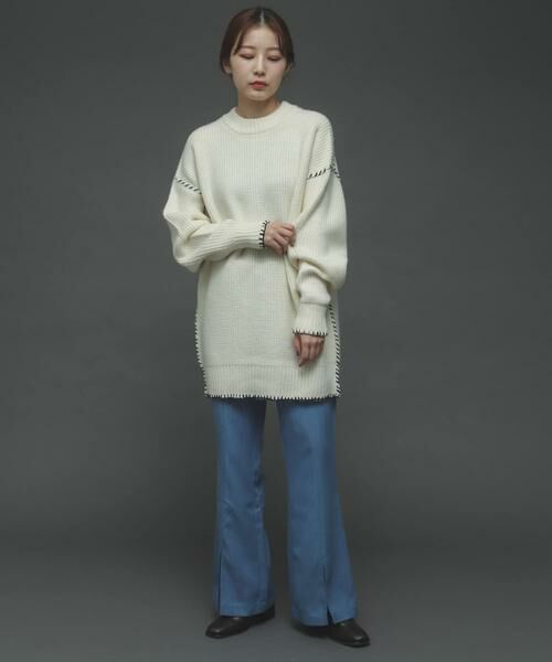 SENSE OF PLACE by URBAN RESEARCH / センスオブプレイス バイ アーバンリサーチ その他パンツ | 『TALLサイズあり』ウールライクセンターシームキックフレアパンツ | 詳細8