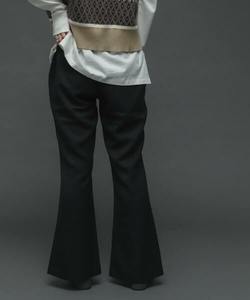SENSE OF PLACE by URBAN RESEARCH / センスオブプレイス バイ アーバンリサーチ その他パンツ | 『TALLサイズあり』ウールライクセンターシームキックフレアパンツ | 詳細30