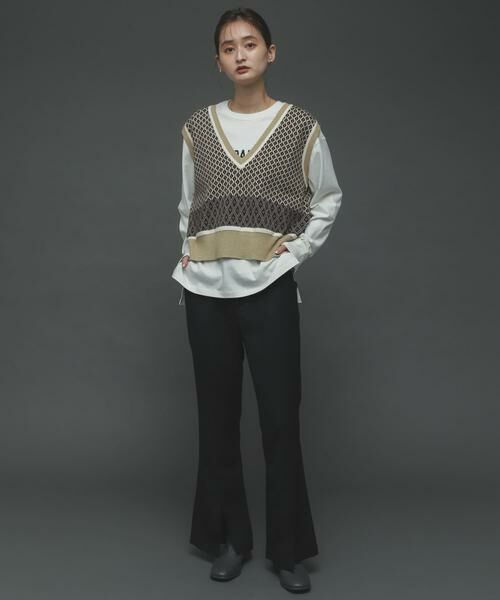 SENSE OF PLACE by URBAN RESEARCH / センスオブプレイス バイ アーバンリサーチ その他パンツ | 『TALLサイズあり』ウールライクセンターシームキックフレアパンツ | 詳細20