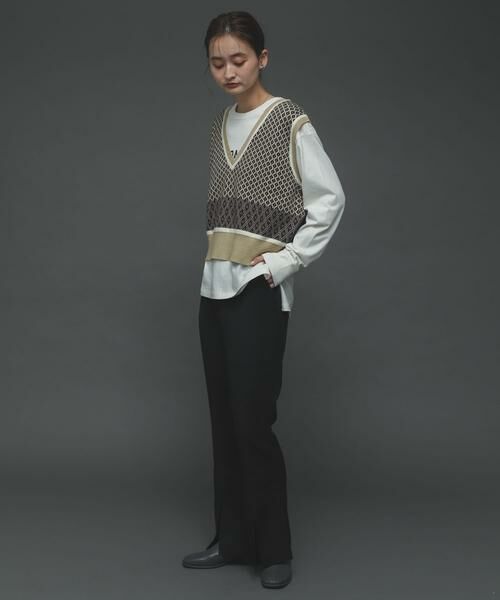 SENSE OF PLACE by URBAN RESEARCH / センスオブプレイス バイ アーバンリサーチ その他パンツ | 『TALLサイズあり』ウールライクセンターシームキックフレアパンツ | 詳細21