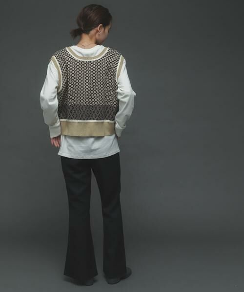 SENSE OF PLACE by URBAN RESEARCH / センスオブプレイス バイ アーバンリサーチ その他パンツ | 『TALLサイズあり』ウールライクセンターシームキックフレアパンツ | 詳細22