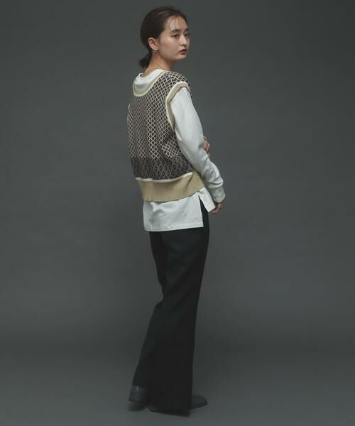 SENSE OF PLACE by URBAN RESEARCH / センスオブプレイス バイ アーバンリサーチ その他パンツ | 『TALLサイズあり』ウールライクセンターシームキックフレアパンツ | 詳細23