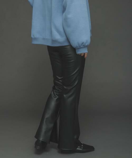 SENSE OF PLACE by URBAN RESEARCH / センスオブプレイス バイ アーバンリサーチ その他パンツ | フェイクレザーフレアレギンスパンツ | 詳細4