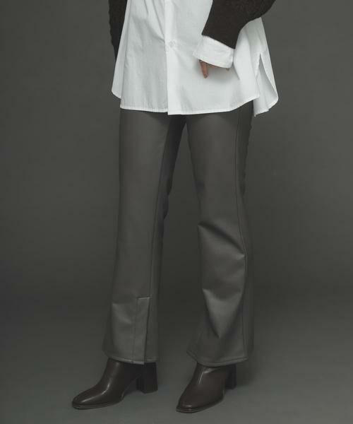 SENSE OF PLACE by URBAN RESEARCH / センスオブプレイス バイ アーバンリサーチ その他パンツ | フェイクレザーフレアレギンスパンツ | 詳細12
