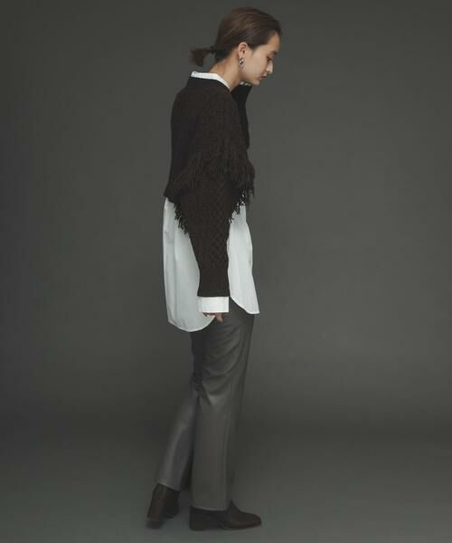 SENSE OF PLACE by URBAN RESEARCH / センスオブプレイス バイ アーバンリサーチ その他パンツ | フェイクレザーフレアレギンスパンツ | 詳細21