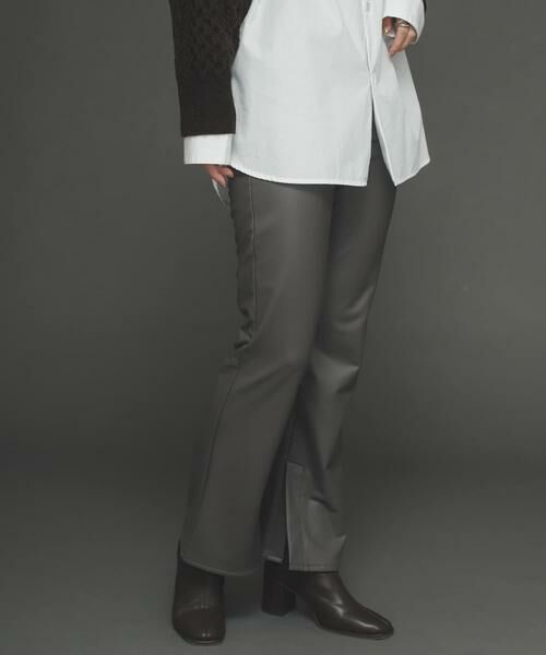 SENSE OF PLACE by URBAN RESEARCH / センスオブプレイス バイ アーバンリサーチ その他パンツ | フェイクレザーフレアレギンスパンツ | 詳細13