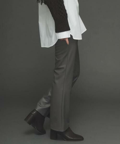 SENSE OF PLACE by URBAN RESEARCH / センスオブプレイス バイ アーバンリサーチ その他パンツ | フェイクレザーフレアレギンスパンツ | 詳細14