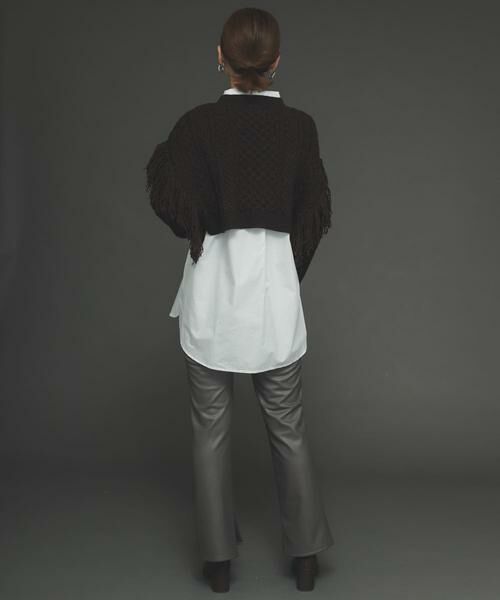 SENSE OF PLACE by URBAN RESEARCH / センスオブプレイス バイ アーバンリサーチ その他パンツ | フェイクレザーフレアレギンスパンツ | 詳細20