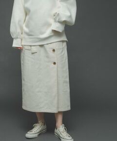 SENSE OF PLACE by URBAN RESEARCH / センスオブプレイス バイ アーバンリサーチ スカート | ボタンディテールアイラインスカート