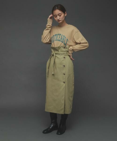 SENSE OF PLACE by URBAN RESEARCH / センスオブプレイス バイ アーバンリサーチ スカート | ボタンディテールアイラインスカート | 詳細10