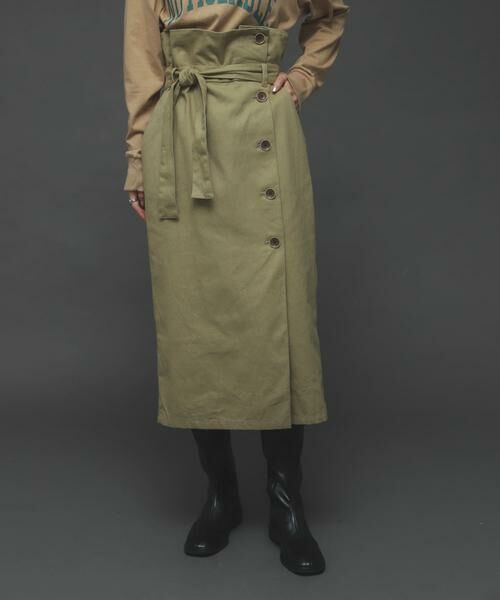 SENSE OF PLACE by URBAN RESEARCH / センスオブプレイス バイ アーバンリサーチ スカート | ボタンディテールアイラインスカート | 詳細2