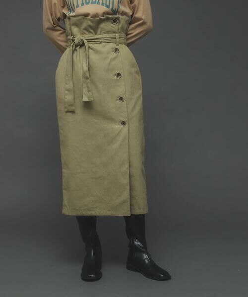 SENSE OF PLACE by URBAN RESEARCH / センスオブプレイス バイ アーバンリサーチ スカート | ボタンディテールアイラインスカート | 詳細3