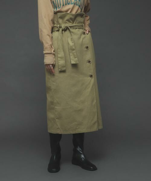 SENSE OF PLACE by URBAN RESEARCH / センスオブプレイス バイ アーバンリサーチ スカート | ボタンディテールアイラインスカート | 詳細9