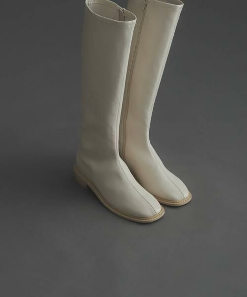 SENSE OF PLACE by URBAN RESEARCH / センスオブプレイス バイ アーバンリサーチ ブーツ（ショート丈） | スクエアトウセンターシームロングブーツ | 詳細7