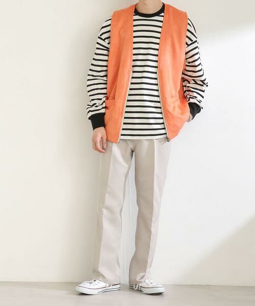 SENSE OF PLACE by URBAN RESEARCH / センスオブプレイス バイ アーバンリサーチ ベスト | エコスエードジップベスト | 詳細1