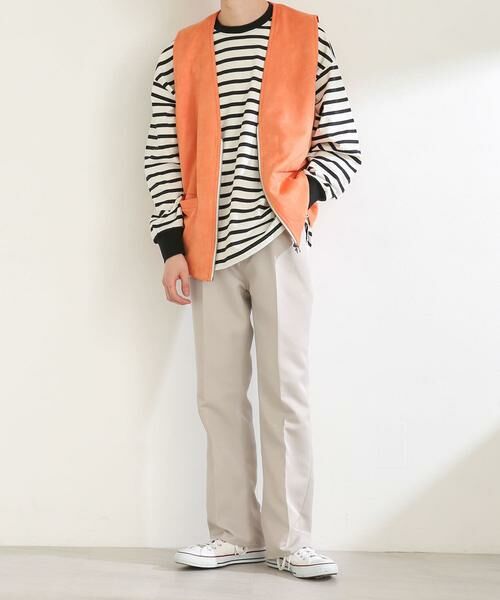 SENSE OF PLACE by URBAN RESEARCH / センスオブプレイス バイ アーバンリサーチ ベスト | エコスエードジップベスト | 詳細2