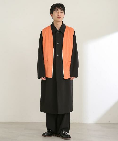 SENSE OF PLACE by URBAN RESEARCH / センスオブプレイス バイ アーバンリサーチ ベスト | エコスエードジップベスト | 詳細5