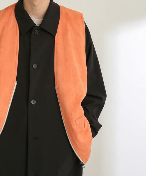 SENSE OF PLACE by URBAN RESEARCH / センスオブプレイス バイ アーバンリサーチ ベスト | エコスエードジップベスト | 詳細8