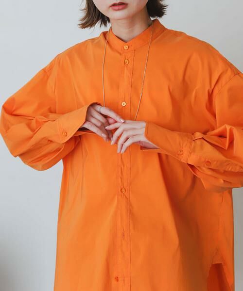 SENSE OF PLACE by URBAN RESEARCH / センスオブプレイス バイ アーバンリサーチ シャツ・ブラウス | カラーコクーンスリーブシャツ | 詳細1