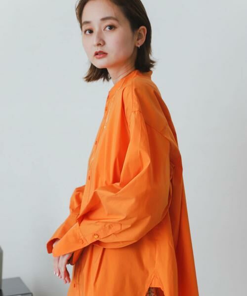 SENSE OF PLACE by URBAN RESEARCH / センスオブプレイス バイ アーバンリサーチ シャツ・ブラウス | カラーコクーンスリーブシャツ | 詳細2