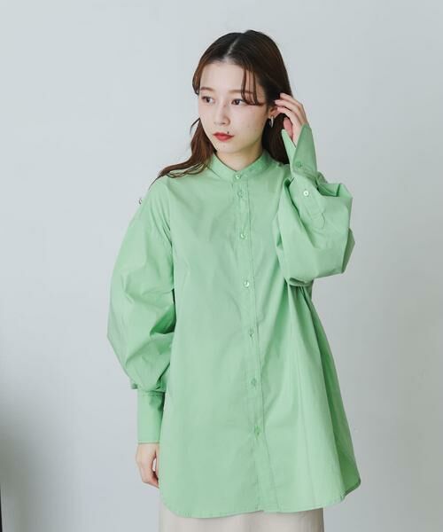 SENSE OF PLACE by URBAN RESEARCH / センスオブプレイス バイ アーバンリサーチ シャツ・ブラウス | カラーコクーンスリーブシャツ | 詳細21