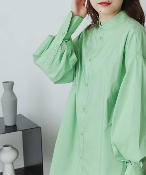 SENSE OF PLACE by URBAN RESEARCH / センスオブプレイス バイ アーバンリサーチ シャツ・ブラウス | カラーコクーンスリーブシャツ | 詳細23