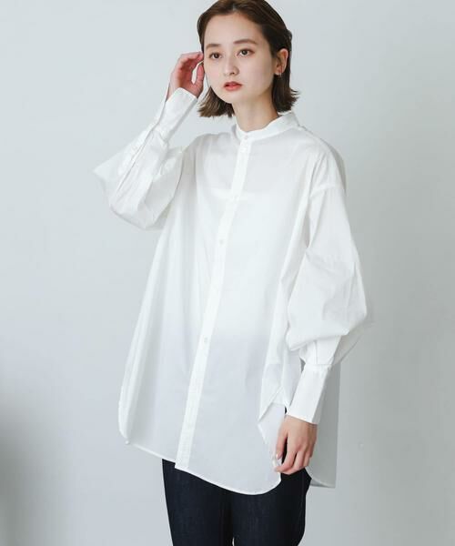 SENSE OF PLACE by URBAN RESEARCH / センスオブプレイス バイ アーバンリサーチ シャツ・ブラウス | カラーコクーンスリーブシャツ | 詳細11