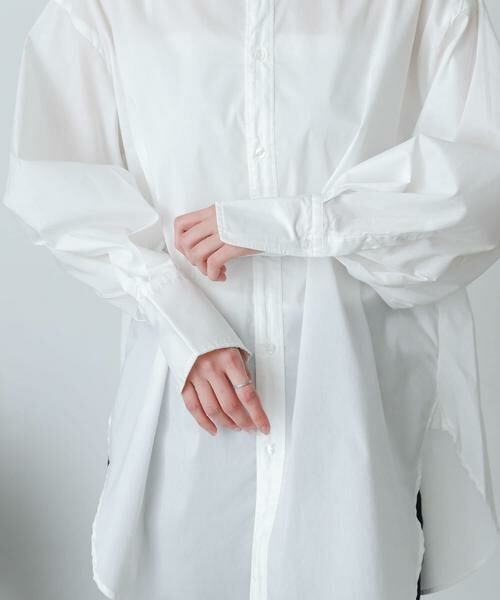 SENSE OF PLACE by URBAN RESEARCH / センスオブプレイス バイ アーバンリサーチ シャツ・ブラウス | カラーコクーンスリーブシャツ | 詳細2