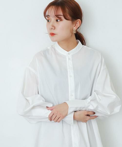 SENSE OF PLACE by URBAN RESEARCH / センスオブプレイス バイ アーバンリサーチ シャツ・ブラウス | カラーコクーンスリーブシャツ | 詳細7