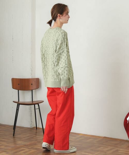 SENSE OF PLACE by URBAN RESEARCH / センスオブプレイス バイ アーバンリサーチ その他パンツ | ハイウエストタックパンツ | 詳細10