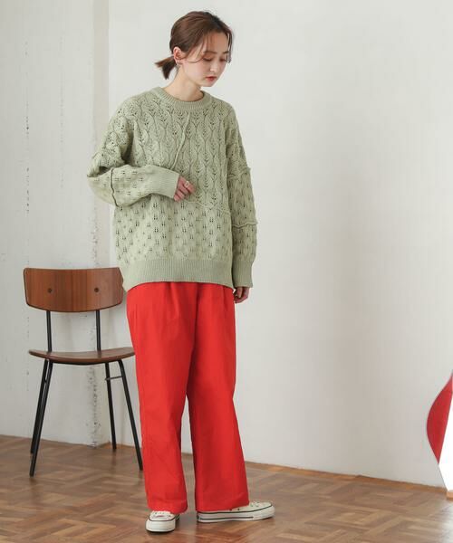 SENSE OF PLACE by URBAN RESEARCH / センスオブプレイス バイ アーバンリサーチ その他パンツ | ハイウエストタックパンツ | 詳細11